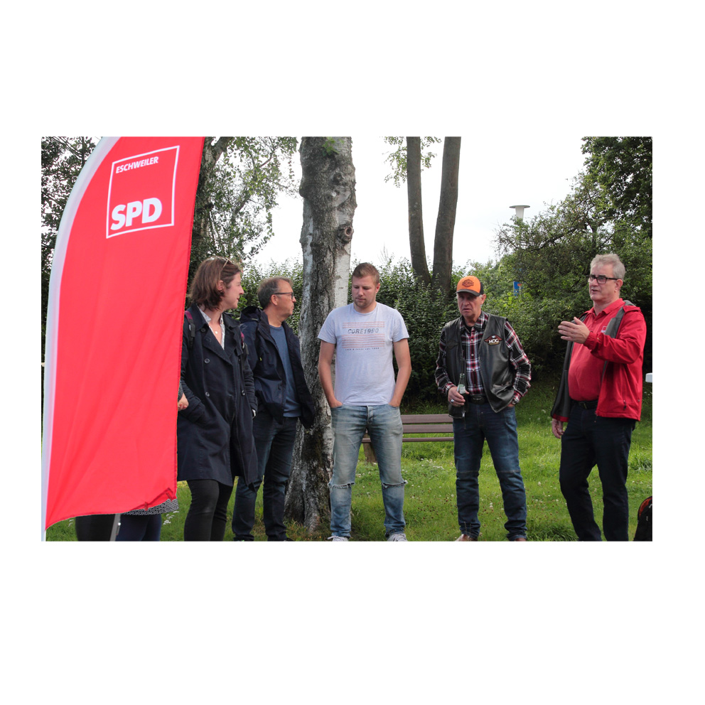 SPD-Stand in Hehlrath 10-08-2021