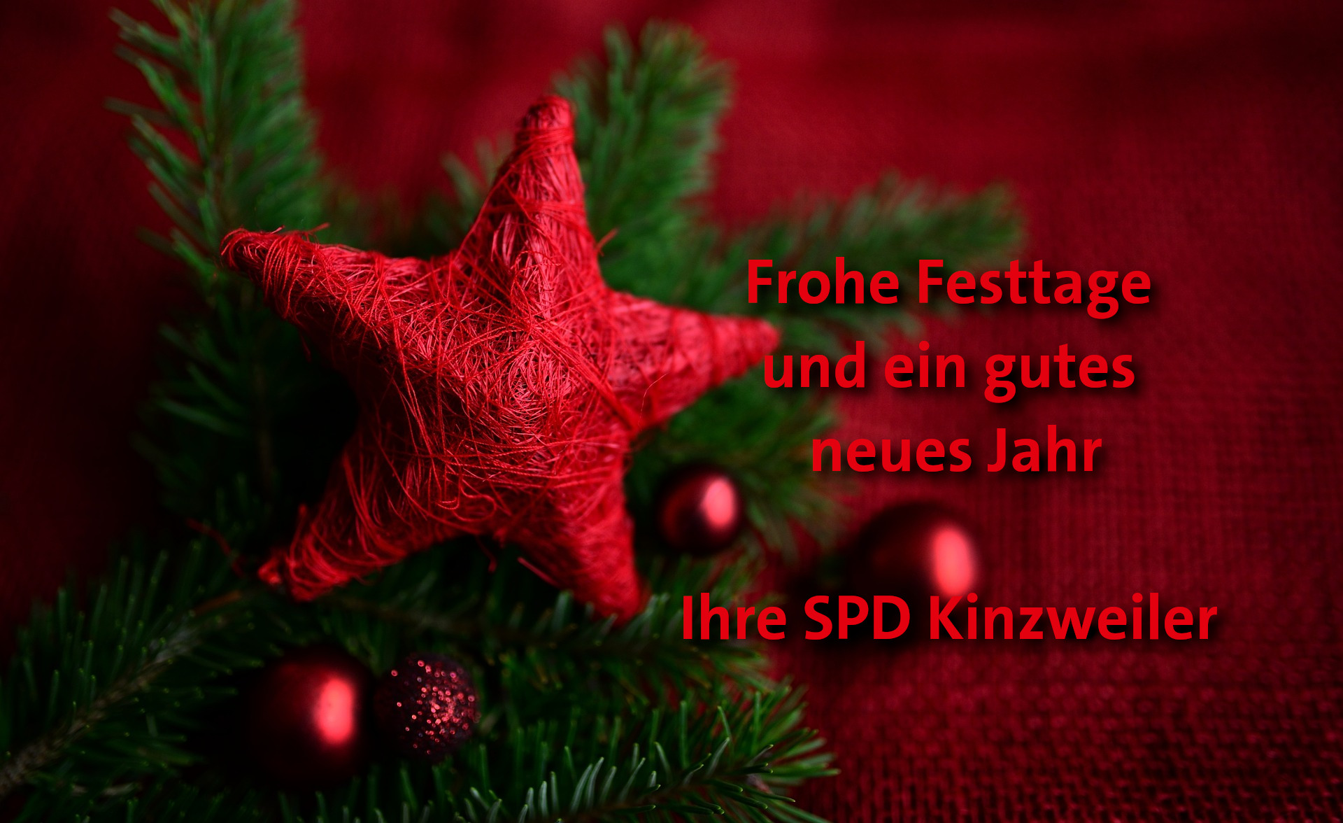 Weihnachten 2022 SPD Kinzweiler